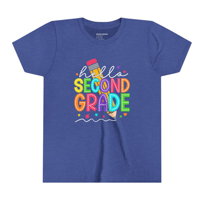 Hello Second Grade Back to School Shirt, 2nd Grade, Elementary School