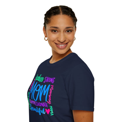 Radiant Mom: Empowering Jewel Tone Shirt, Soft style shirt