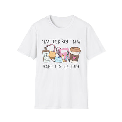Teacher Life Unisex Softstyle T-Shirt | Funny Teacher Tee, Gift for Educators, Classroom Humor, Teacher Appreciation, Back to School