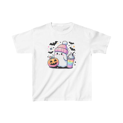 Pretty in Pastel - Cute Ghost - Halloween Shirt - Kids Tee