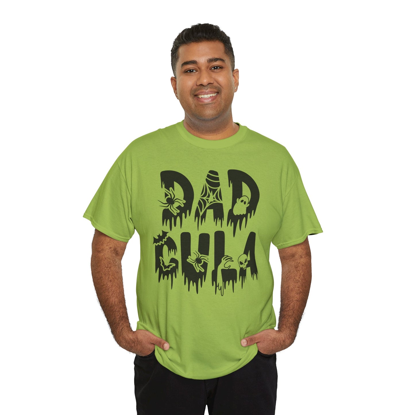 Dadcula Tee, Halloween Tee, Dad Shirt, Halloween Dad Shirt, Unisex Heavy Cotton Tee,