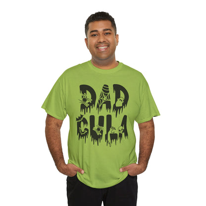 Dadcula Tee, Halloween Tee, Dad Shirt, Halloween Dad Shirt, Unisex Heavy Cotton Tee,