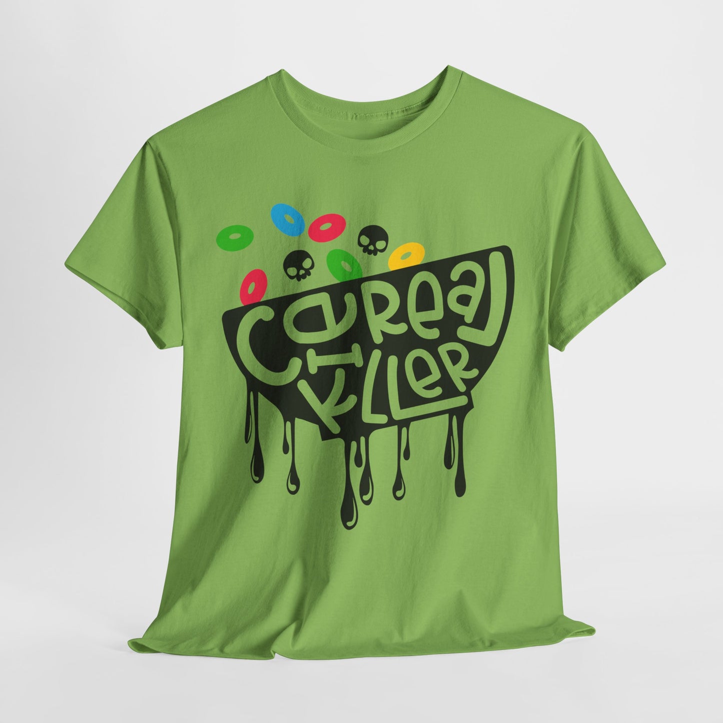 Cereal Killer Tee - Fruity Skull Edition - Adult Unisex Tee - Express Delivery Available