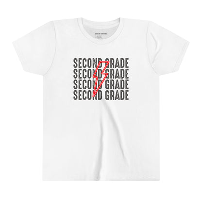 Second Grade Back to School Lightning Bolt Shirt, 2nd Grade, Elementary School, First Day of School