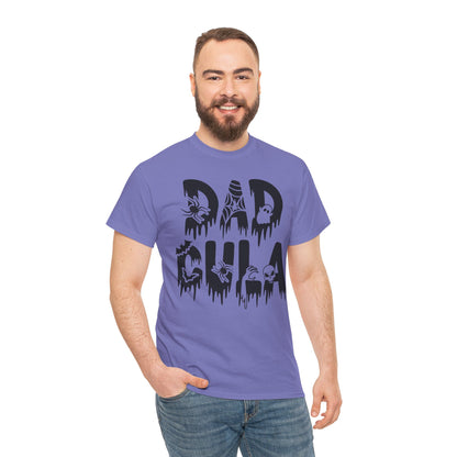 Dadcula Tee, Halloween Tee, Dad Shirt, Halloween Dad Shirt, Unisex Heavy Cotton Tee,