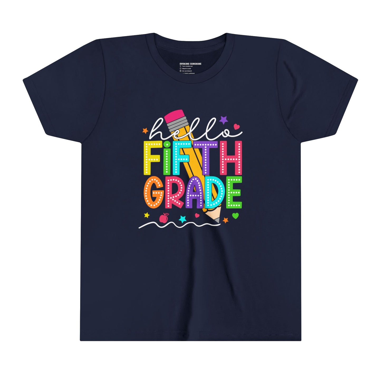 Hello Fifth Grade, Back to School Shirt, 5th Grade, Elementary School