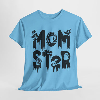 Momster Tee, Halloween Shirt, Trick-or-Treat, Unisex Heavy Cotton Tee,