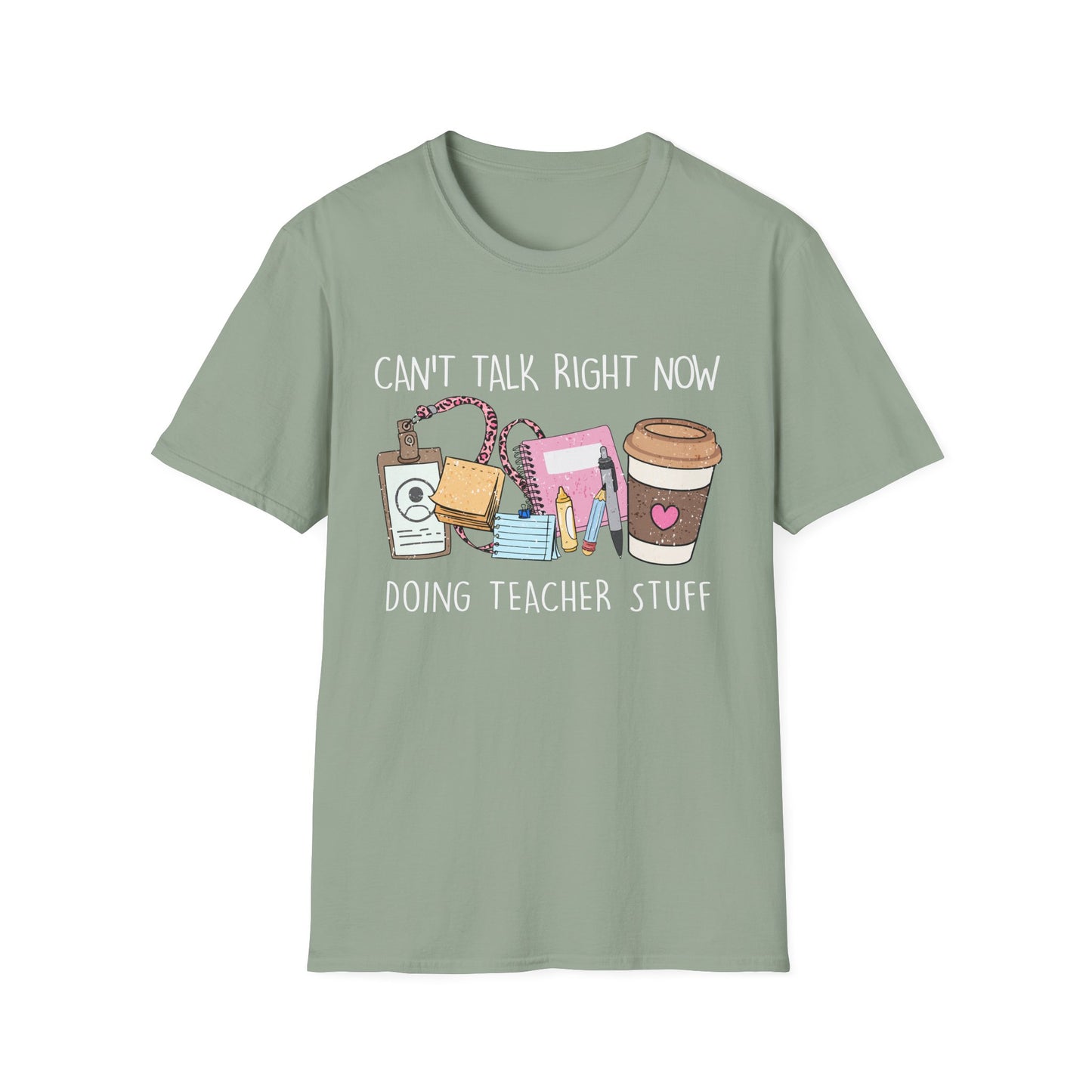 Teacher Life Unisex Softstyle T-Shirt | Funny Teacher Tee, Gift for Educators, Classroom Humor, Teacher Appreciation, Back to School
