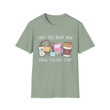 Teacher Life Unisex Softstyle T-Shirt | Funny Teacher Tee, Gift for Educators, Classroom Humor, Teacher Appreciation, Back to School