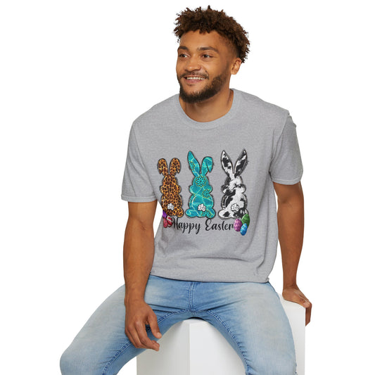 Happy Easter Bunny Unisex Softstyle T-Shirt