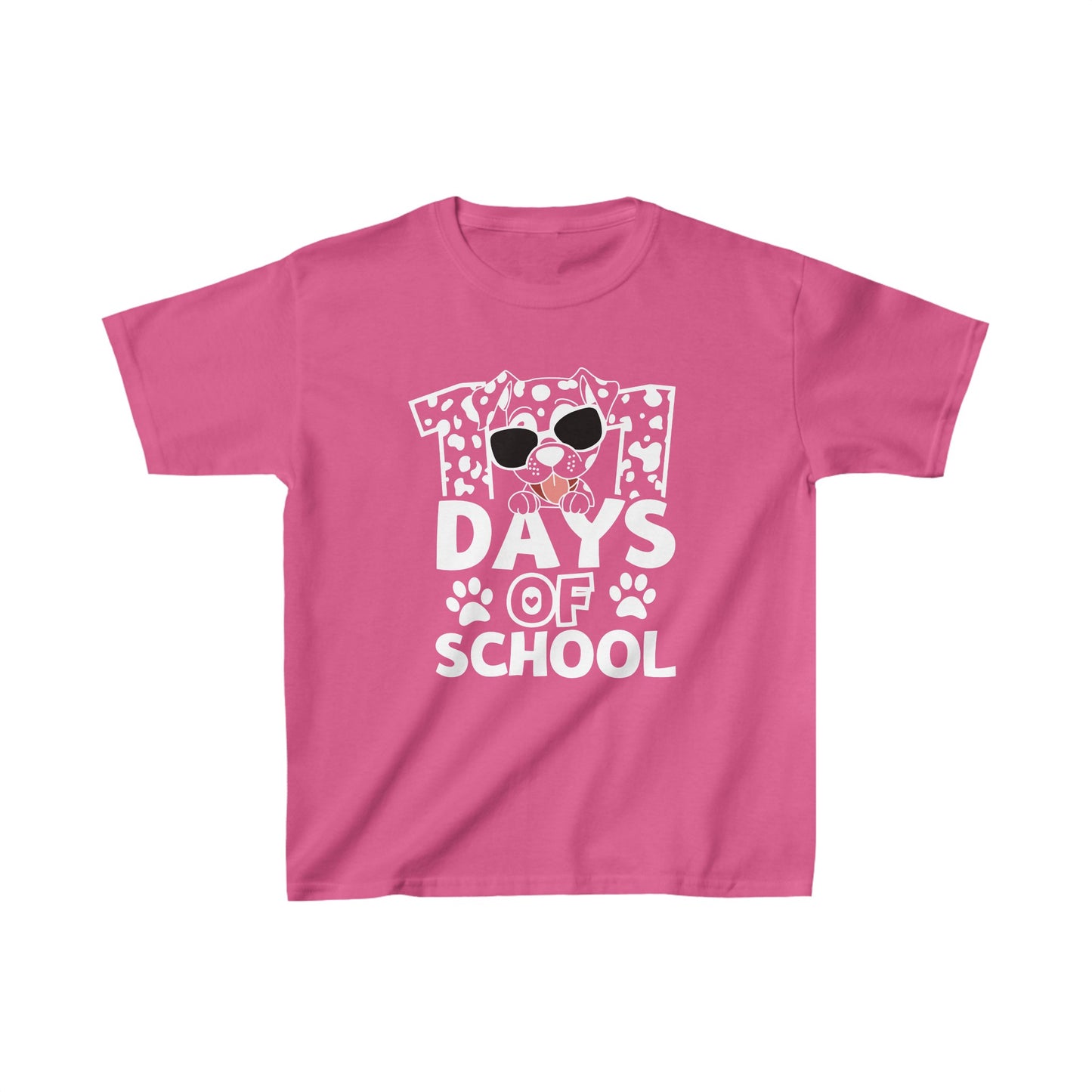 101 Days of School Shirt – Celebrate Milestones in Style! - Dalmation - Kids Heavy Cotton™ Tee