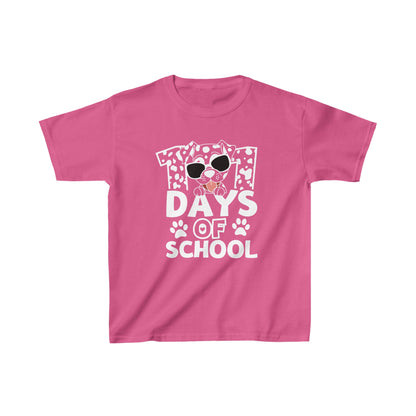 101 Days of School Shirt – Celebrate Milestones in Style! - Dalmation - Kids Heavy Cotton™ Tee