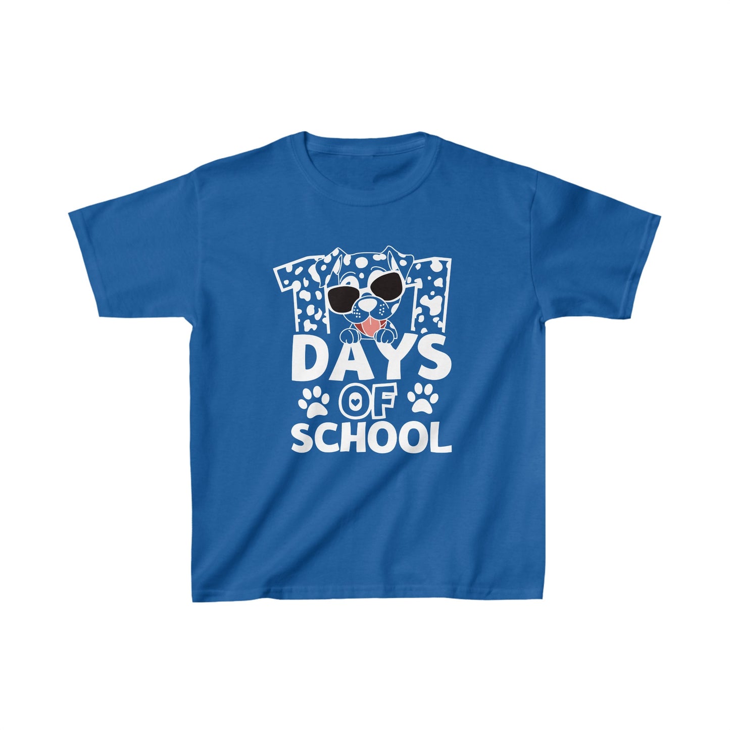 101 Days of School Shirt – Celebrate Milestones in Style! - Dalmation - Kids Heavy Cotton™ Tee