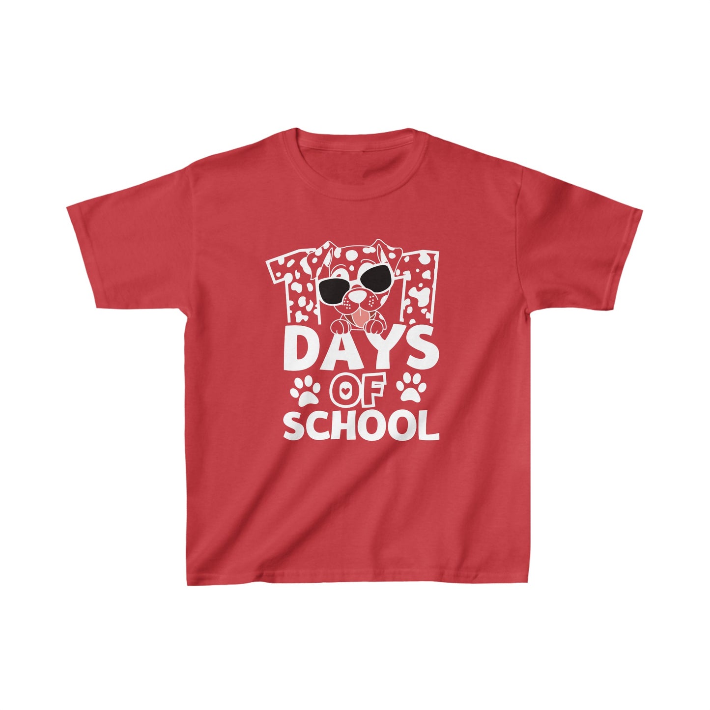 101 Days of School Shirt – Celebrate Milestones in Style! - Dalmation - Kids Heavy Cotton™ Tee