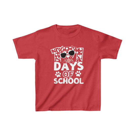 101 Days of School Shirt – Celebrate Milestones in Style! - Dalmation - Kids Heavy Cotton™ Tee