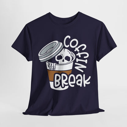 Coffin Break, Skeleton,  Coffee Tee, Unisex Shirt