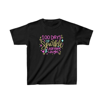 100 Days of Sparkle & Learning T-Shirt, Youth, School Spirit