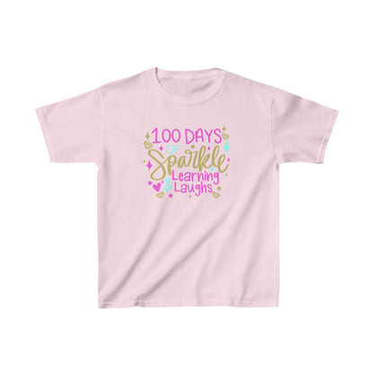 100 Days of Sparkle & Learning T-Shirt, Youth, School Spirit