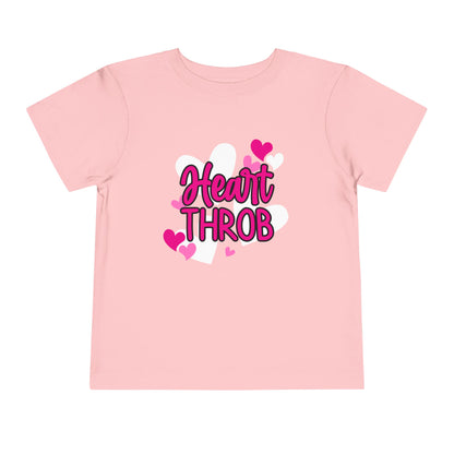 Heart Throb Toddler Valentine's Tee, Heart Tee, Toddler Shirt, Valentine's Day Kids Tee, Love Tee, Valentine's Toddler Shirt