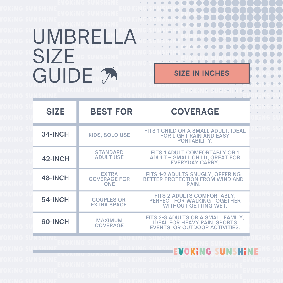 Sunshine on a Rainy Day Umbrella - Bright and Cheerful Umbrella