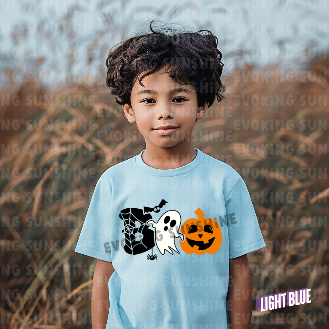 Spooky BOO Halloween T-Shirt - Kids Tee