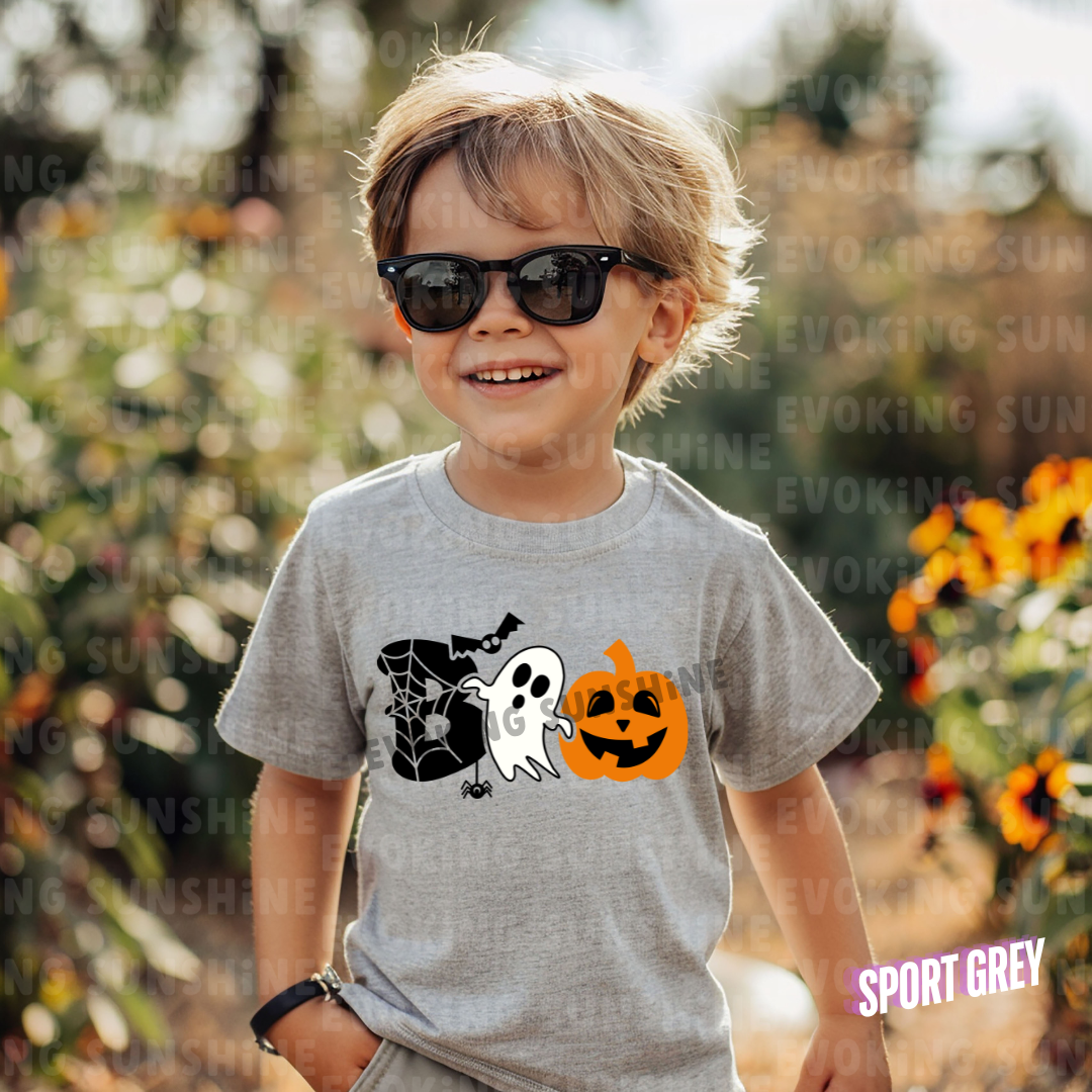 Spooky BOO Halloween T-Shirt - Kids Tee