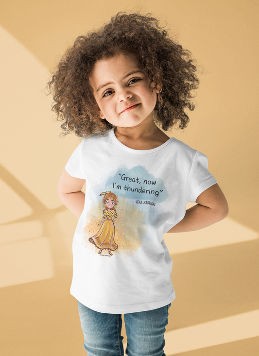 Toddler Pepa Madrigal, Great Now I'm Thundering, Short Sleeve Tee