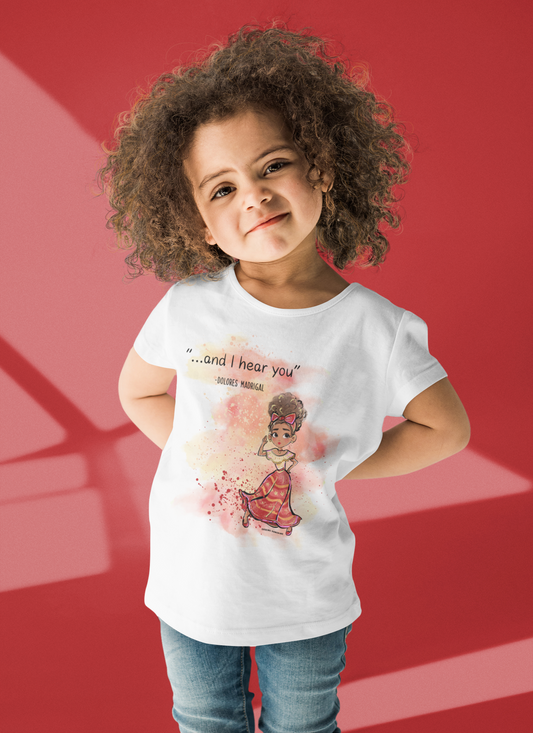 Toddler Dolores Madrigal, And I Hear You, Short Sleeve Tee