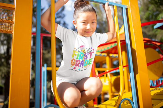 Hello First Grade ,Back to School Shirt, 1st Grade, Elementary School