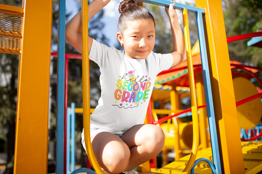 Hello Second Grade Back to School Shirt, 2nd Grade, Elementary School