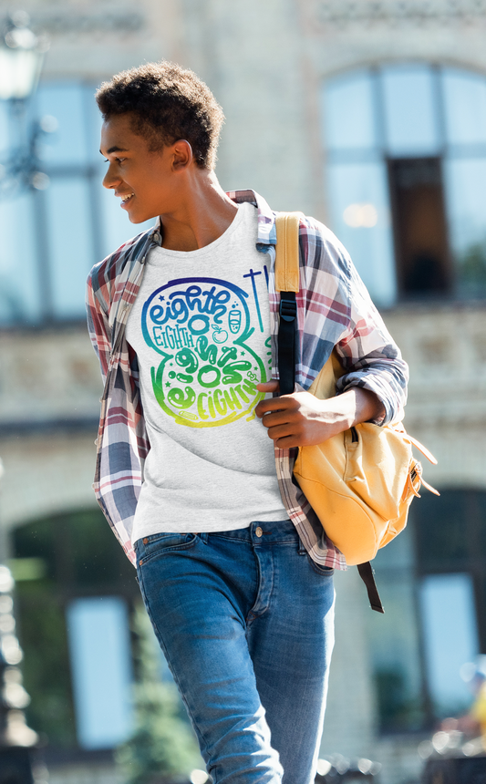 8th Grade Celebration Short Sleeve Tee, Middle School, School Year, Eighth grade