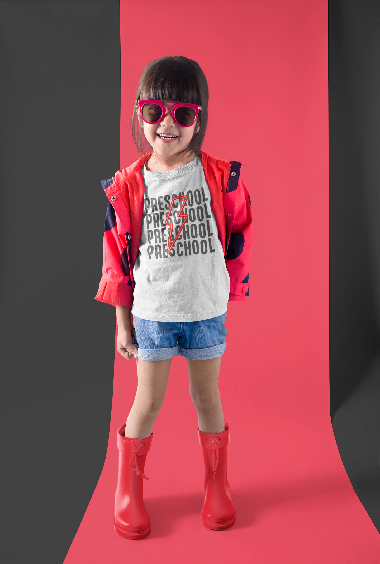 Preschool Back-to-School Lightning Bolt Shirt, Back-to-School, First Day of School, Preschool, MDO, Mothers Day Out, Toddler T-Shirt