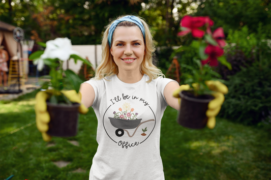 I'll Be In My Office - Unisex Softstyle T-Shirt - Garden - Plant