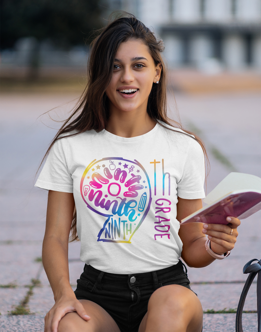 9th Grade Celebration Short Sleeve, High School, School Year, Ninth grade