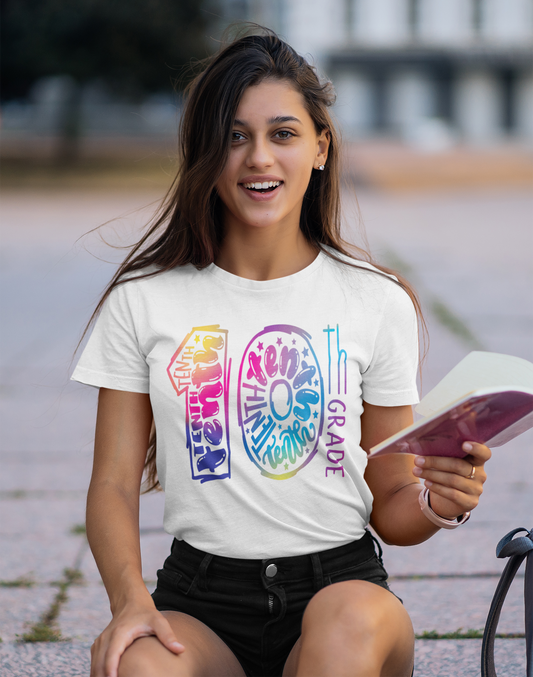 10th Grade Celebration Short Sleeve, High School, School Year, Tenth grade