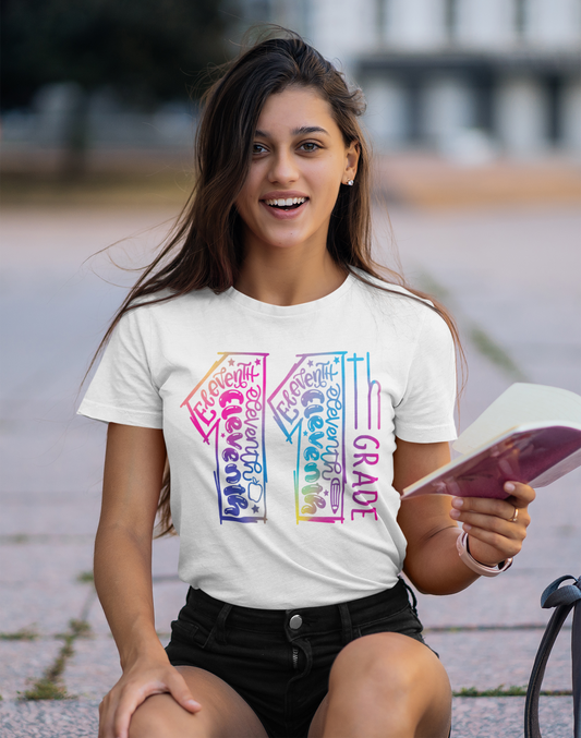 11th Grade Celebration Short Sleeve, High School, School Year, Eleventh grade