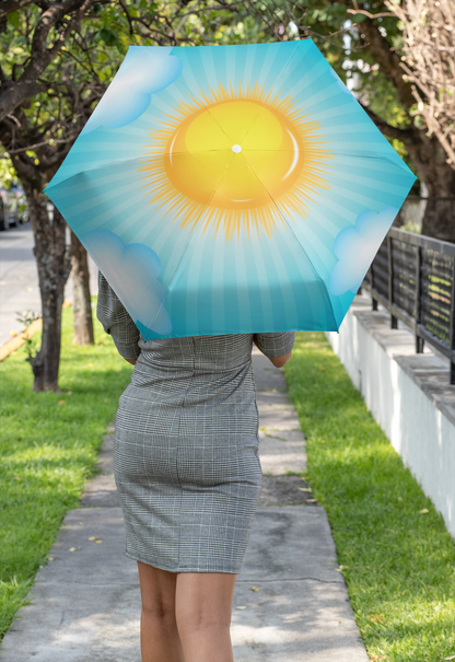 Sunshine on a Rainy Day Umbrella - Bright and Cheerful Umbrella